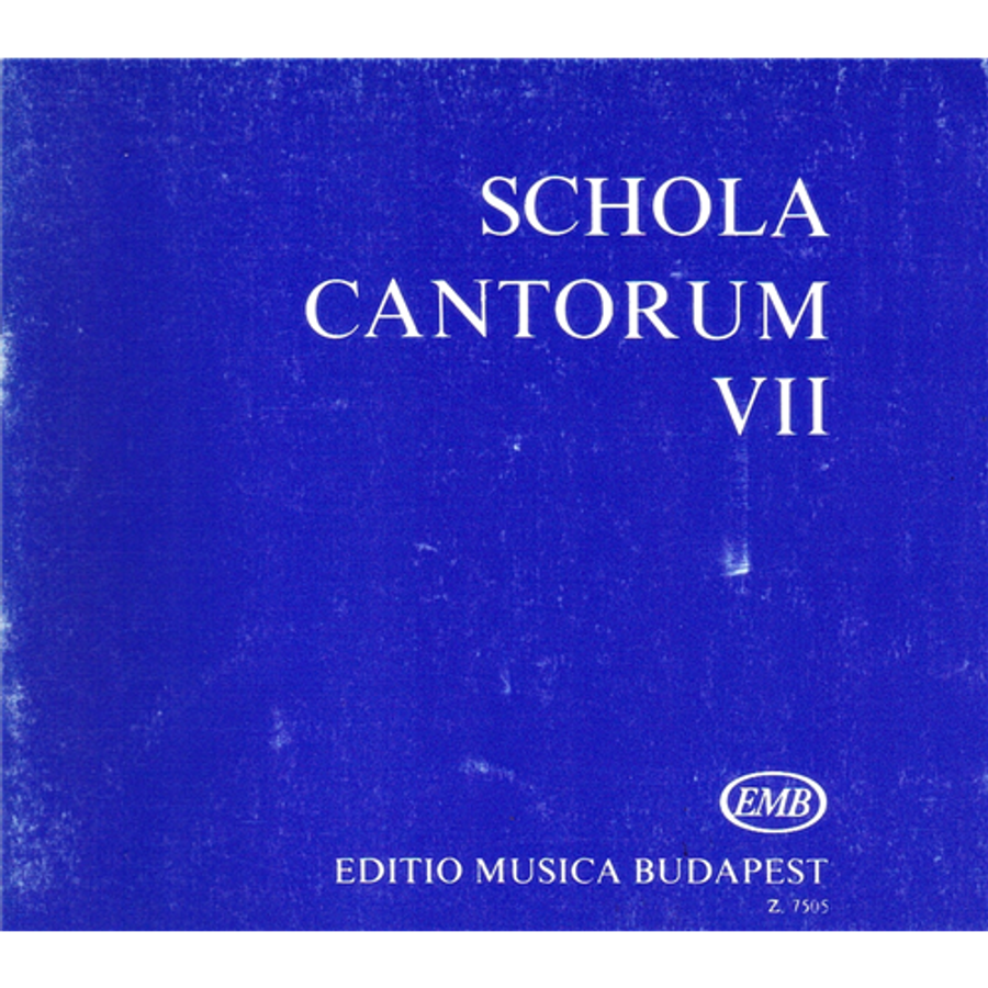 SCHOLA CANTORUM VII. KÉT ÉS HÁROMSZÓLAMÚ MOTETTÁK KARPARTITÚRA