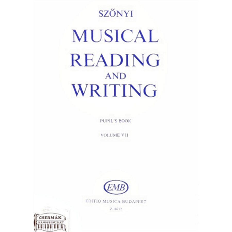 MUSICAL READING AND WRITING VII.