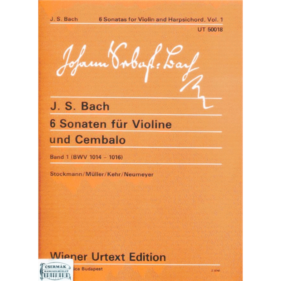 6 SZONÁTA I.BWV 1014-1016.Vonós