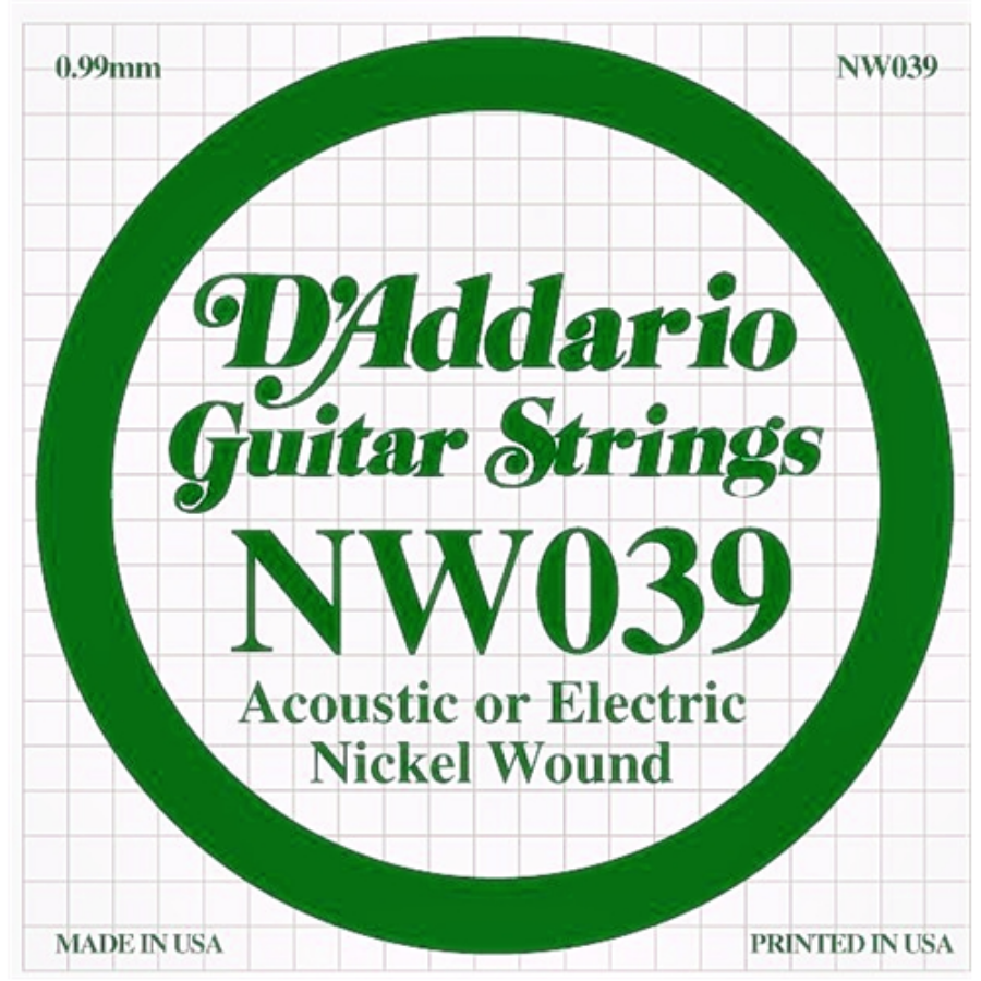Elektromos gitárhúr D'Addario NW039