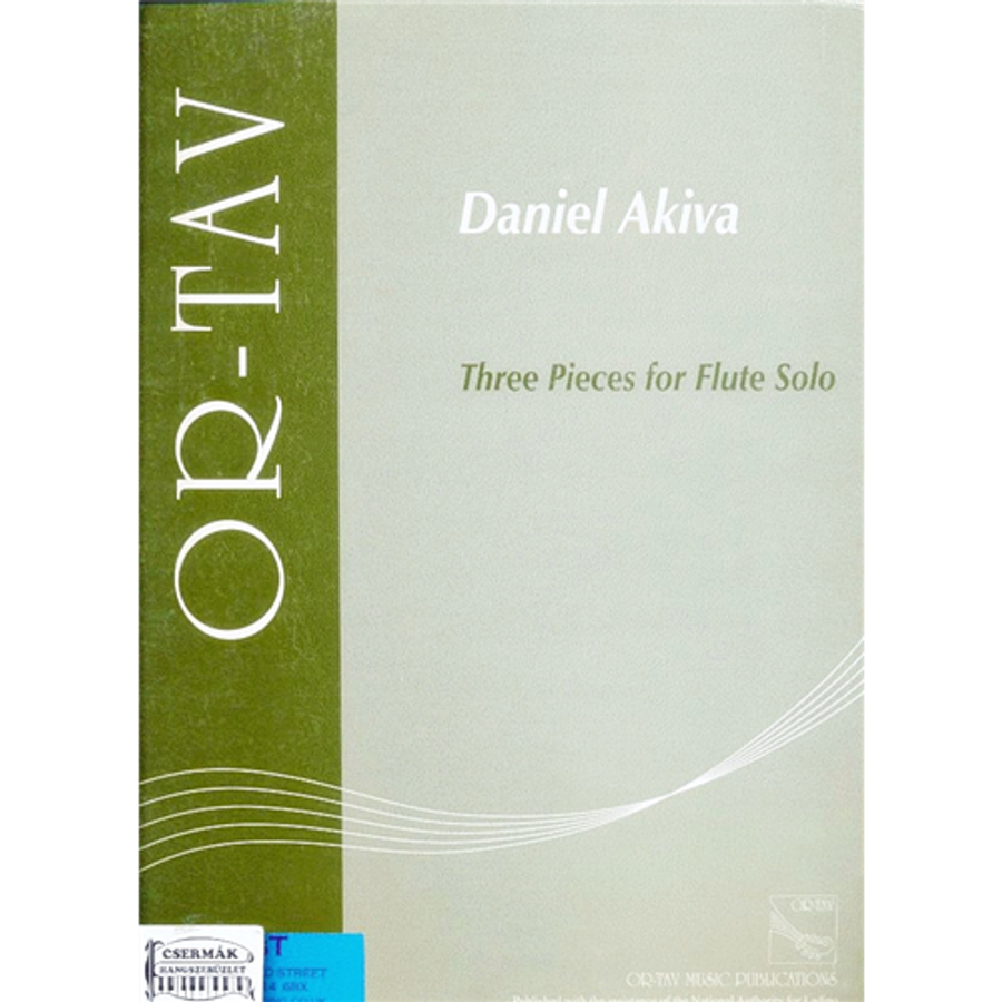 THREE PIECES FOR FLUTE SOLO