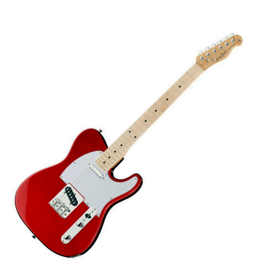 Elektromos gitár Harley Benton, piros-fehér