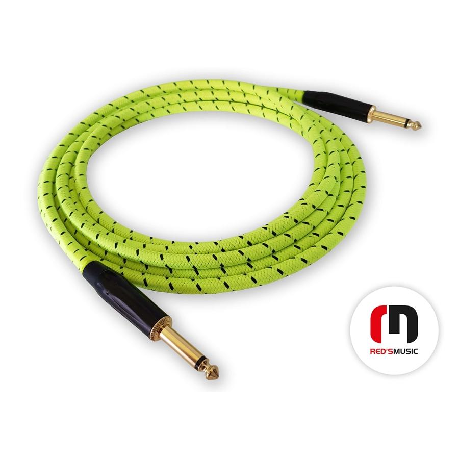 Gitárkábel, Jack 6,3 mono - Jack 6,3 mono, 0,5 m standard  